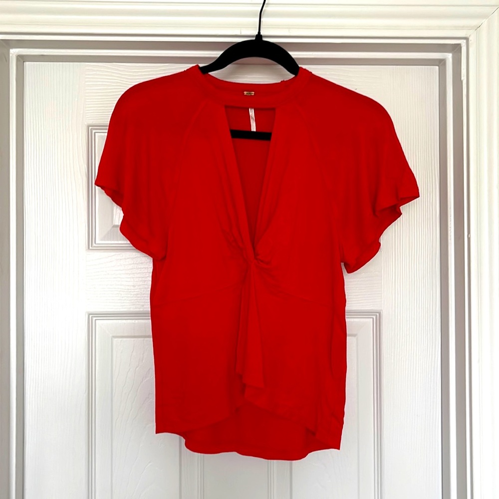 Free people red top